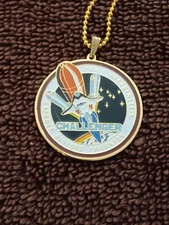 Vintage NASA Space Shuttle Challenger Necklace - Pendent