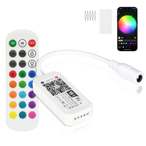 WiFi Remoto RGB RGBW Led Strip Controller Dimmar para Android Echo Alexa IOS DHL - Imagen 16 de 33