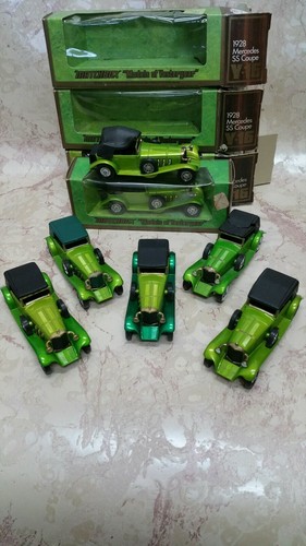 MATCHBOX MODELLE von GESTERN klein ""grün"" Mercedes Benz SS Coupé Sammlung - Bild 11 von 12