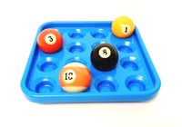 Blue Pool Ball Tray –holds 16 Standard Pool Balls -great Way To Store Balls Blue Pool Ball Tray –holds 16 Standard Pool Balls -great Way To Store Balls