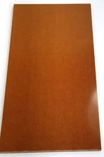 1 pc .250" Brown Natural Canvas Micarta Knife Handle Scale Material 6 x 12 x 1/4