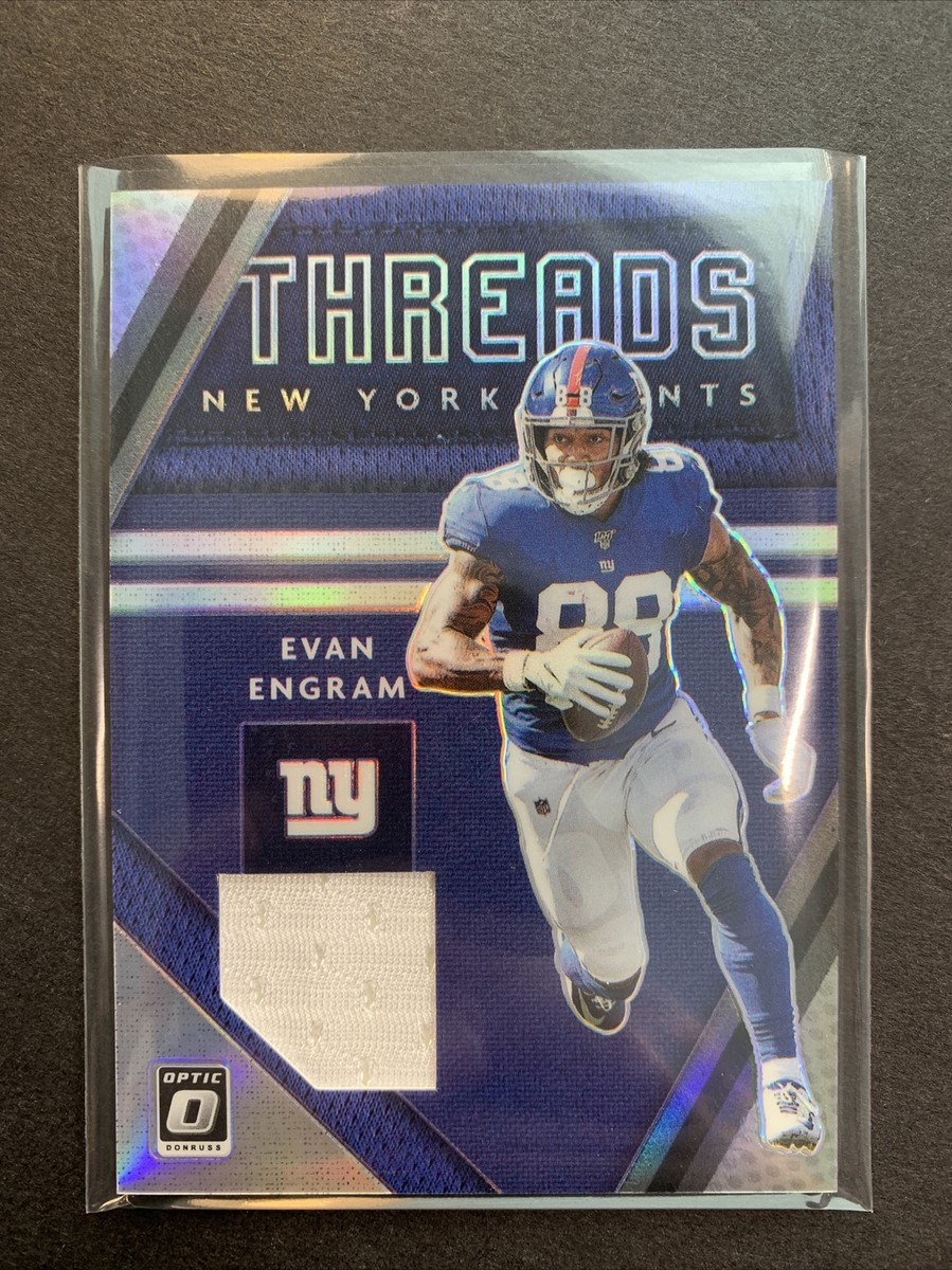 PANINI NFLカード LIMITED EVAN ENGRAM GIANTS 06/10 #LI-EE 送料無料 中古 IT1 2020 Panini Donruss Optic - Donruss Threads Evan Engram #DT