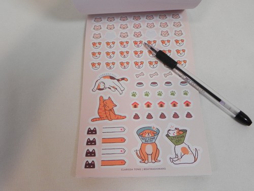 Passion Planner PAWSITIVE PALS Aufkleber Buch, Appx 762 Aufkleber, 30 Blatt *LESEN - Bild 7 von 16