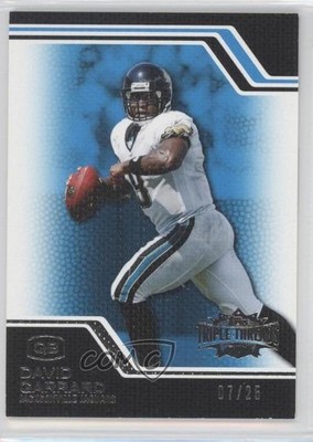 2008 Topps Triple Threads Sapphire 7/25 David Garrard #16 0st