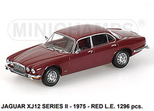 Jaguar XJ Series II  1976 12 Cyl. LWB Claret (Maroon) 1/43 MINICHAMPS 430130402