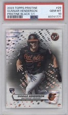 2023 Topps Pristine - Gunnar Henderson Black pulsar Refractor RC 1/1