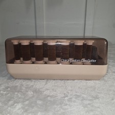 Vintage Clairol KF-20 Curlers Custom Care Setter Velvet Hot Rollers with Clips