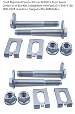 Alignment Camber Kit-Front Replacement Greaseable Cam Bolt With Quick Cams