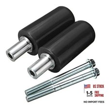 1 Pair Frame Sliders for Motorcycle Practical Anti Crash Protector Black,5 10cm