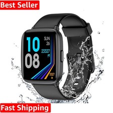 Smart Fitness Tracker Watch with Heart Rate  Sleep Monitoring