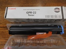 Canon GPR-22 Toner Cartridge - Black ~ BOX OPEN ~ TONER NEW