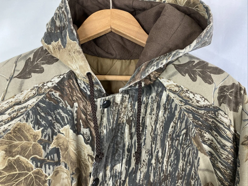 Walls Blizzard Pruf Hunting Coat Mens 2XL Realtree Camouflage Vintage USA - Image 4 of 4