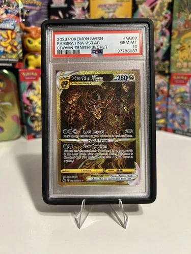 Pokémon TCG Giratina VSTAR Crown Zenith: Galarian Gallery GG69/GG70 Holo PSA 10