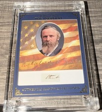 2025 A Word From POTUS Rutherford B. Hayes Authentic Handwritten Word AWF-RH19