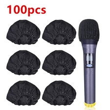 100pcs Microphone Pop Filter Hygiene Mike Foam Cover Odor Removal Disposable