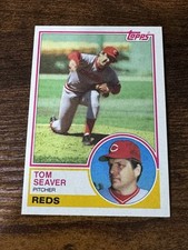 🔥1983 Cinncinnati Reds Tom Seaver Topps #580 MLB HOF 🔥