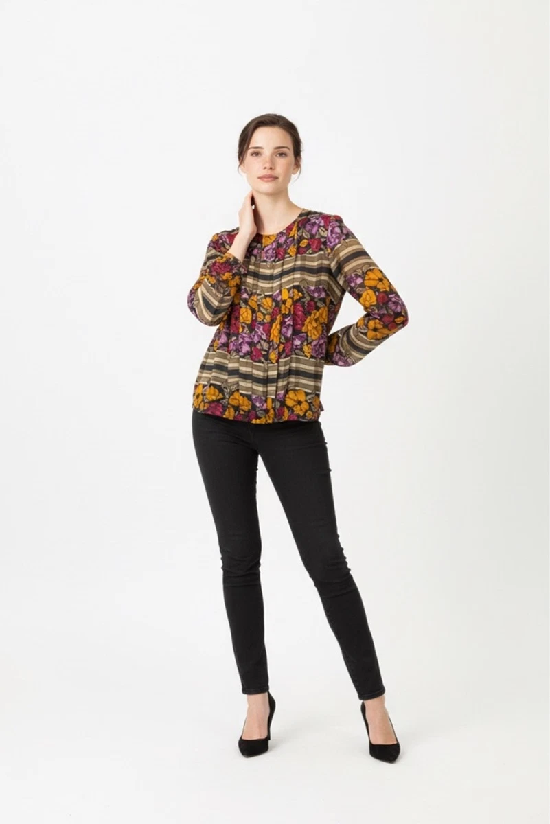 Blouse Femme Nicola Taille L - Manches 3/4 Multicolore - Occasion En Excellent état