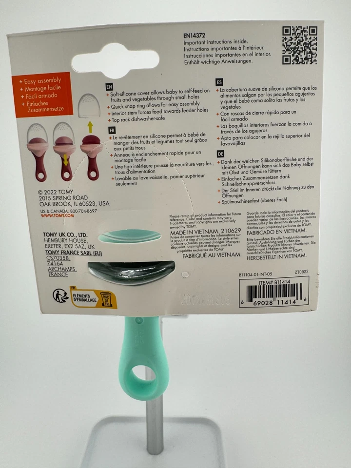 Силиконовая детская кормушка Boon Pulp легкая сборка без бисфенола А зеленая 6 месяцев - Изображение 2 из 2