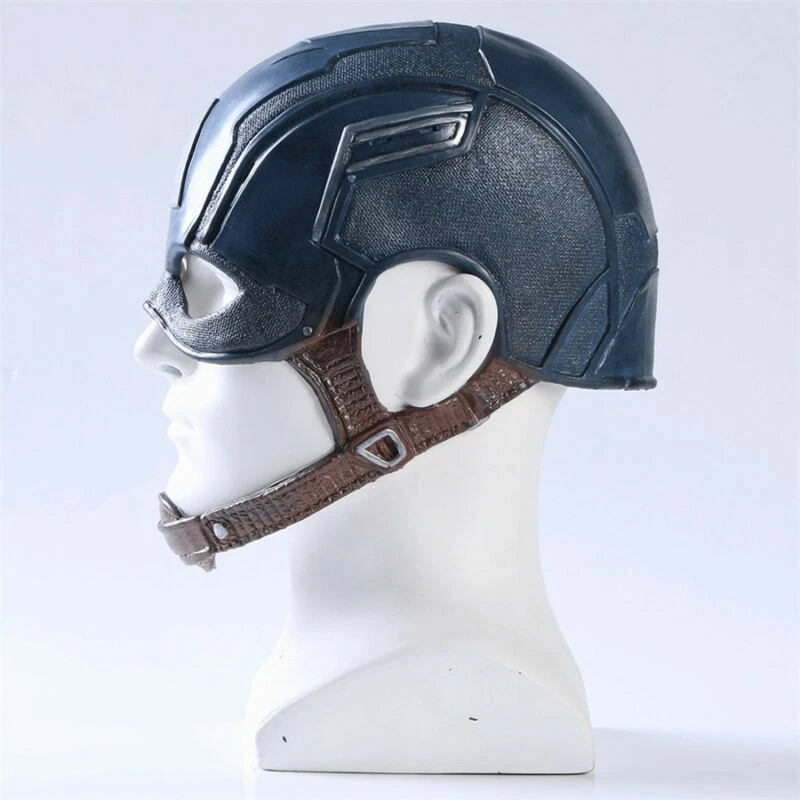 Halloween Helmet Props Captain America Mask Cosplay Avengers Infinity War Steven - Image 2 of 4