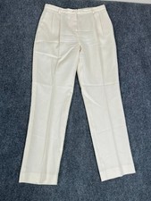 Pendleton Woolen Mills Petite VirginWool Pleated Front Dress Pants Ivory Size 8P
