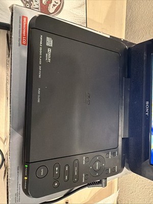 Sony Portable CD/DVD Player DVP-FX780 7” Screen TESTED Works. Wall