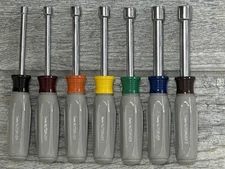 Husky 7-Piece Metric Nut Driver Set 5–11mm Color Coded Handles