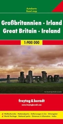 Great Britain - Ireland Road Map 1:900 000 (Map) (UK IMPORT)