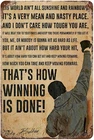 Rocky Balboa Movie Inspiring Quotes Tin Sign Retro Bar Cafe Metal Sign Vintage H