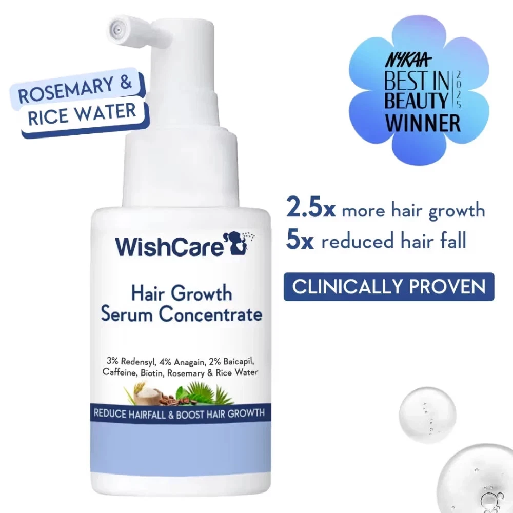 WishCare Hair Growth Serum Concentrate Keratin & Rice Water (30ml)