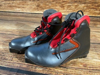 SALOMON Classic Nordic Cross Country Ski Boots Size EU37 1/3 US5 SNS profil 2393