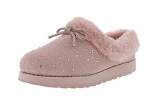 SKECHERS WOMENS BOBS KEEPSAKES- FROSTED TIES 113919/BLSH CLOG SLIPPERS