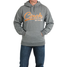 Cinch Men's Charcoal Grey Logo Hoodie MWK1206032