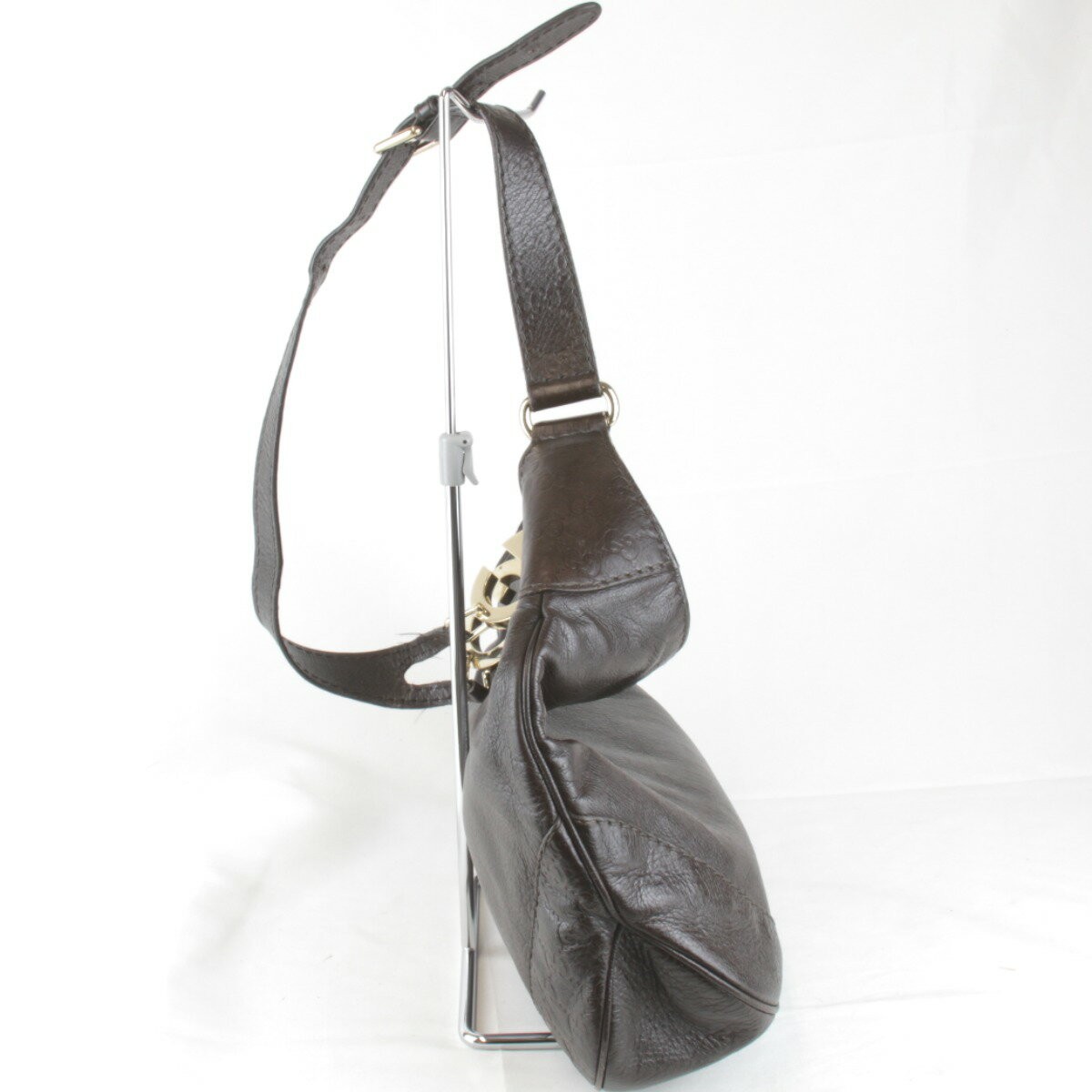 GUCCI 203503 486628 Leather Shoulder Bag Brown Authentic Preowned From Japan thumbnail 3