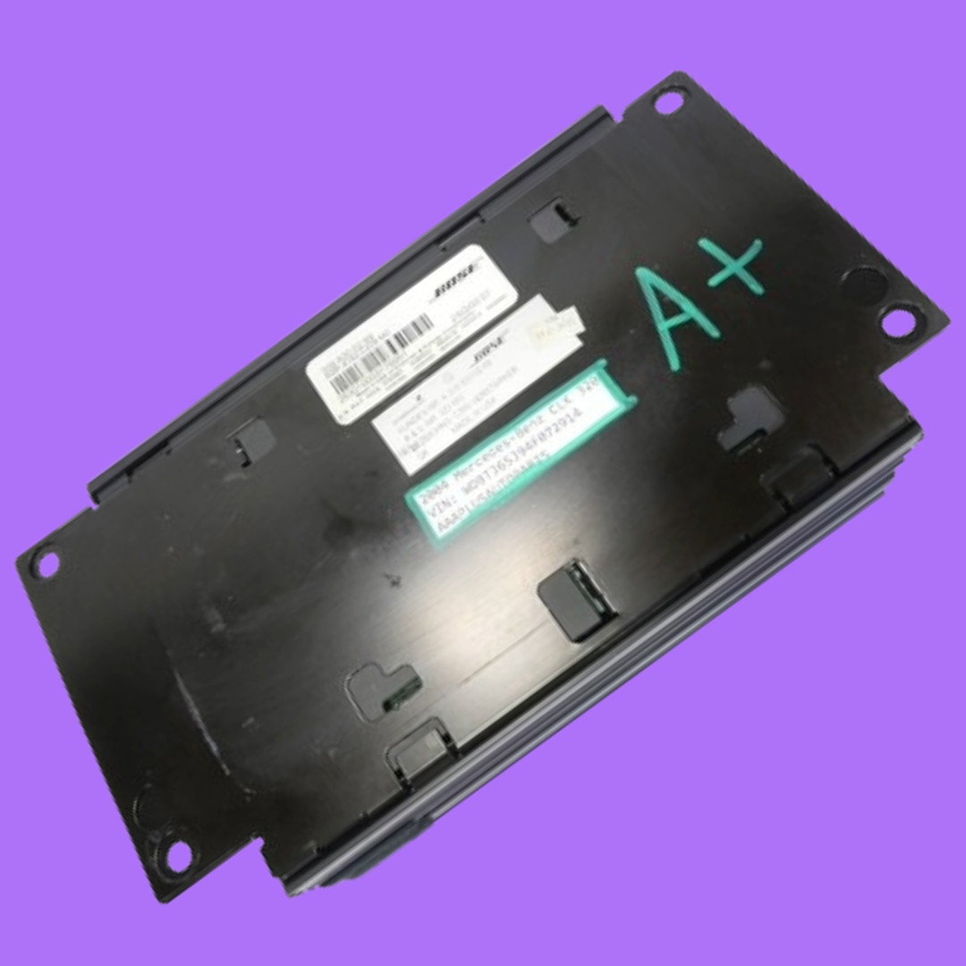 🟩03-09 Mercedes W209 CLK500 CLK320 Amplifier Amp Bose Audio Sound 2098200289