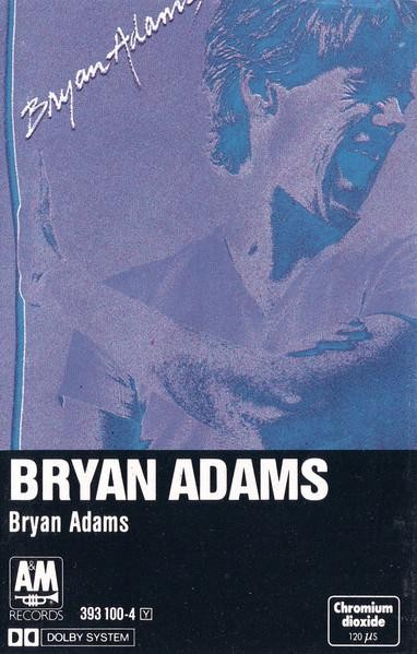 Bryan Adams Self-Titled cassette Europe A&m cassette 3931004