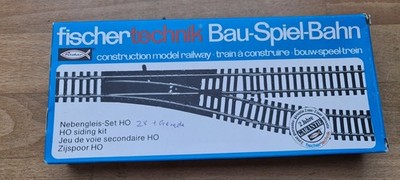 fischertechnik Nebengleis-Set H0 Bau-Spiel-Bahn BSB 30125 neuwertig vollständig