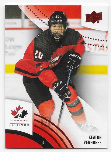 25/26 UPPER DECK TEAM CANADA JUNIORS RED PARALLEL (#1-100) U-Pick From List - Picture 9 of 51