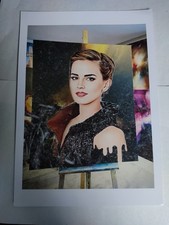 EMMA WATSON: SCHÖNES PORTRAIT GROSSFOTO..20 x 30 CM..HARRY POTTER . GLAMOUR #24