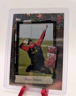 Topps Liverpool Pepe Reina Focus Box /75 Star Hobby Parallel Card 25/26 2026