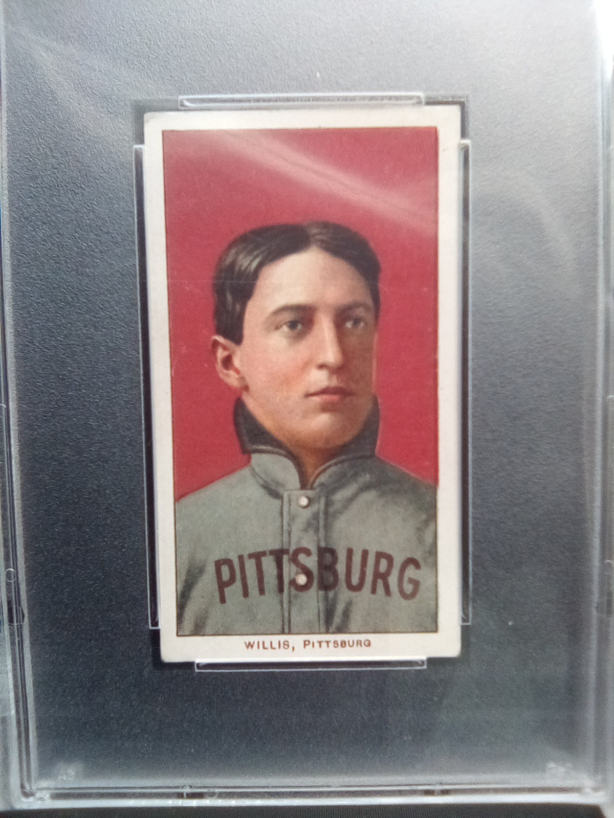 1909-11 T206 -Sweet Caporal 150 Willie Keeler Vic Willis Portrait PSA 4.5 VG-EX+ view 2