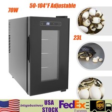 23L Digital Reptile Egg Incubator 10-40 C Scientific Hatcher Led Display Black