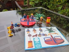 Playmobil 3820 Spielplatz Karussell mit Fahrrad & Hund | Fast komplett & Top!