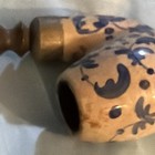 Texo Porcelain Estate Tobacco Pipe Blue Floral Design Collectible vintage — photo 9