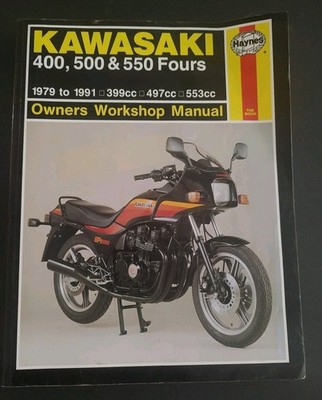 Kawasaki 400, 500, & 550 Fours 1979-1991 Owners Workshop Manual