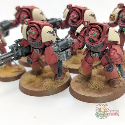 Blood Ravens Terminator Squad bemalt Battle Ready GW Space Marine Warhammer 40K