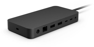 Microsoft Surface Thunderbolt 4 Dock Kabelgebunden Schwarz