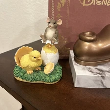 Charming Tails Fitz And Floyd Figurine Resin Whimsical Figure What’s Hatchin**