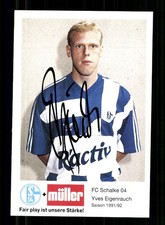 Yves Eigenrauch Autogrammkarte FC Schalke 04 1991-92 Original Signiert