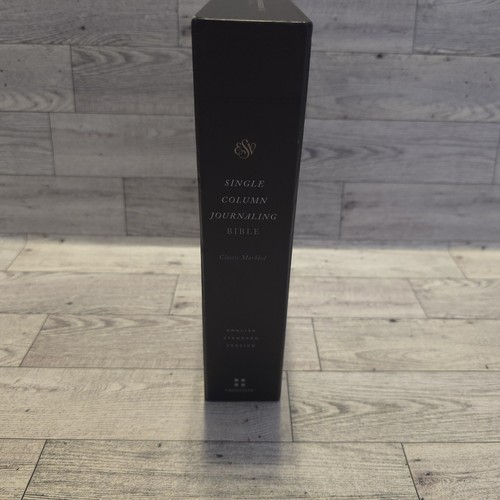ESV Single Column Journaling Bible Classic Marbled HC Like New No Writing - Picture 2 of 19