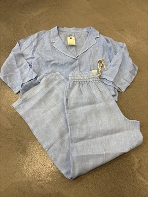 Wiya Blue Linen Set